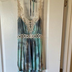 Victoria Secret lace Halter Top, Size Small